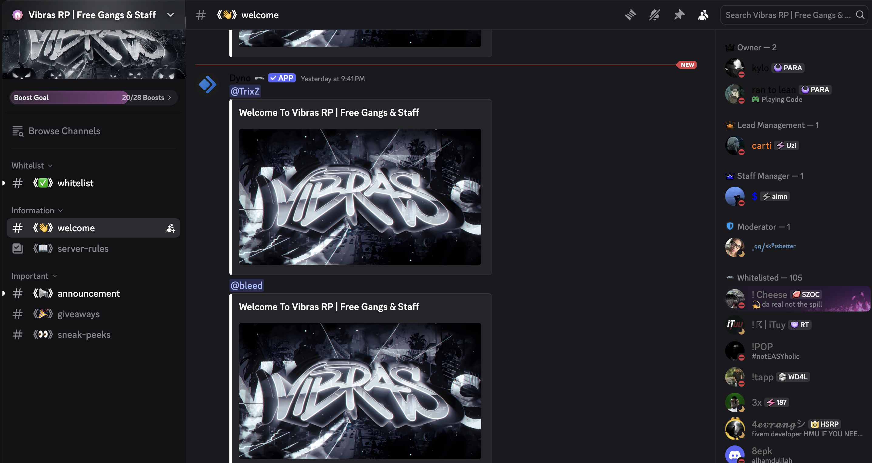Discord Welcome Bot using the Logo/Artwork